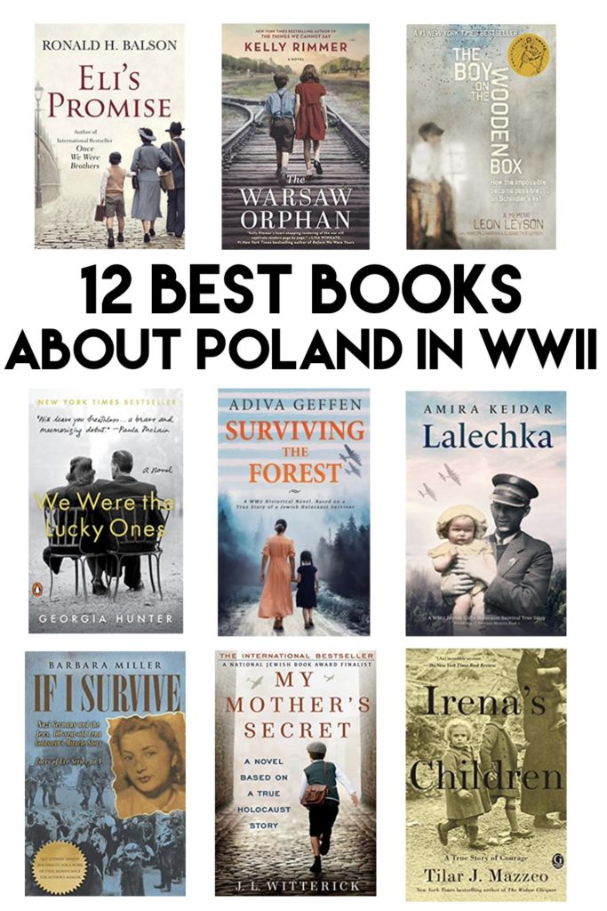 This list of the 12 best books about Poland during WWII tell the human cost of war and give us a glimpse at what life was like in Poland in the 1940's under German occupation. These books are both World War Two historical fiction and nonfiction, and cover a variety of experiences that the people of Poland in places like Warsaw and Krakow had during the Third Reich's regime. #ww2historicalfiction #booklists #poland #bestbooks #worldwartwo #WWII