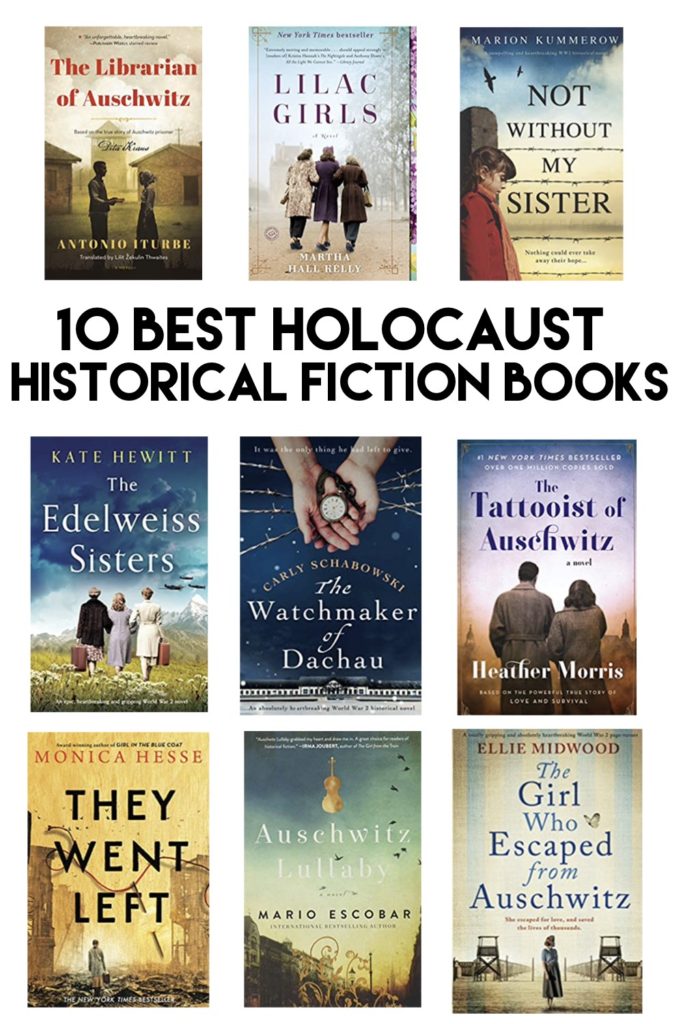 Books about the Holocaust are, in my opinion, some of the most important books to read. This part of our collective history needs and deserves to be understood and remembered. This list of the 10 best historical fiction books about the Holocaust are wonderful yet heartbreaking reads. Usually based on true events, places and people, these accounts of the Holocaust are presented through storytelling, unlike nonfiction. All of the books on this WWII booklist are moving, powerful and truly great reads. #historicalfiction #bestbooks #wwiibooks #history #novels