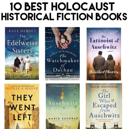 Books about the Holocaust are, in my opinion, some of the most important books to read. This part of our collective history needs and deserves to be understood and remembered. This list of the 10 best historical fiction books about the Holocaust are wonderful yet heartbreaking reads. Usually based on true events, places and people, these accounts of the Holocaust are presented through storytelling, unlike nonfiction. All of the books on this WWII booklist are moving, powerful and truly great reads. #historicalfiction #bestbooks #wwiibooks #history #novels