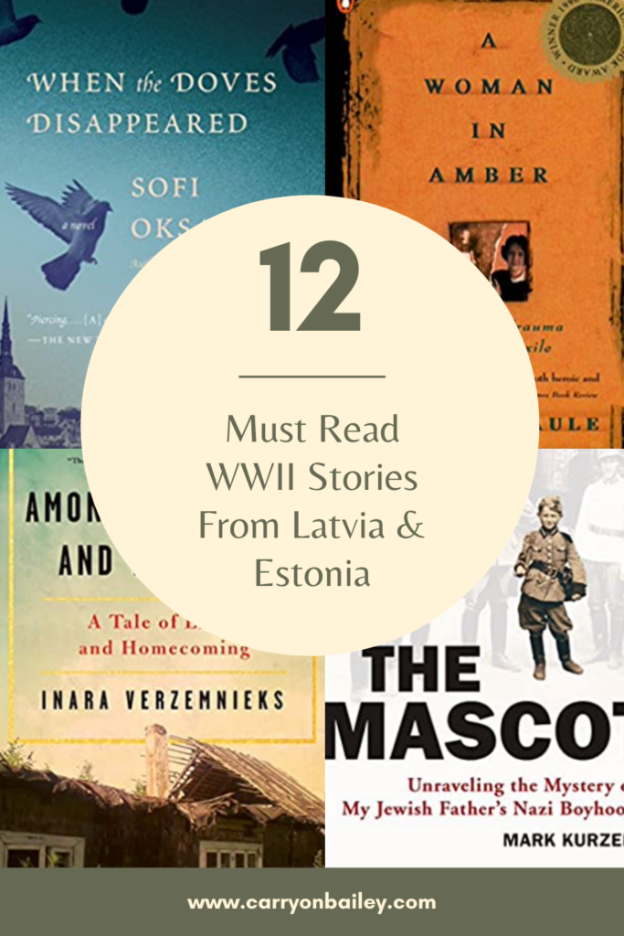 Learning about the Baltics, as this list of books about WWII in Estonia and Latvia aims to help with, and the impact that World War Two had on them is a part of having a well-rounded understanding of the many ways the war impacted Europe. Eastern Europe, specifically Estonia and Latvia, is often left behind in favor of books about France, Germany and Poland, but these two Baltic nations were truly caught in between Hitler's Nazi Regime and Stalin's USSR #wwiibooks #baltics #estonia #historicalfiction #booklists