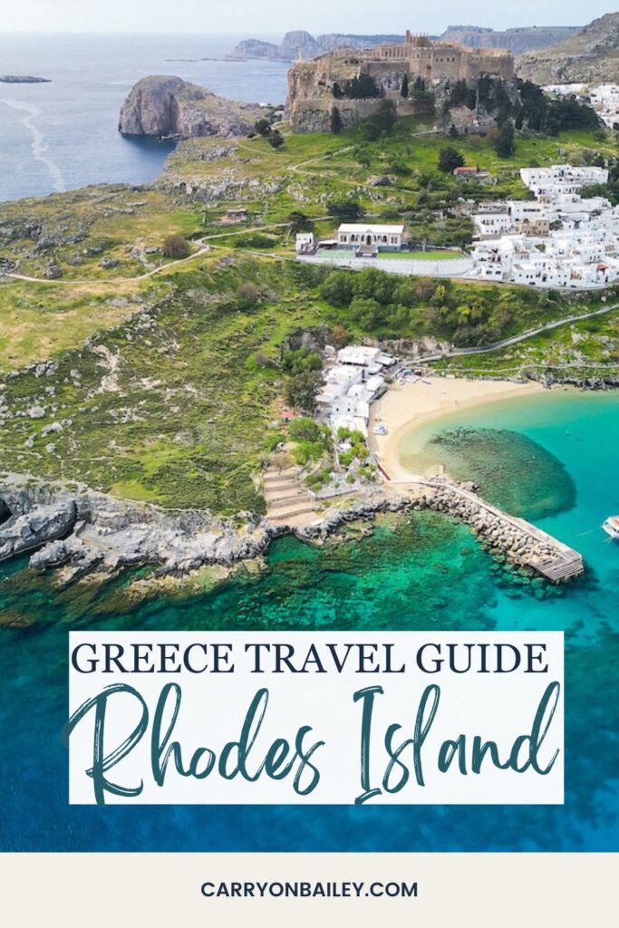 travel guide to spending one week on Rhodes Island in Rhodes Greece